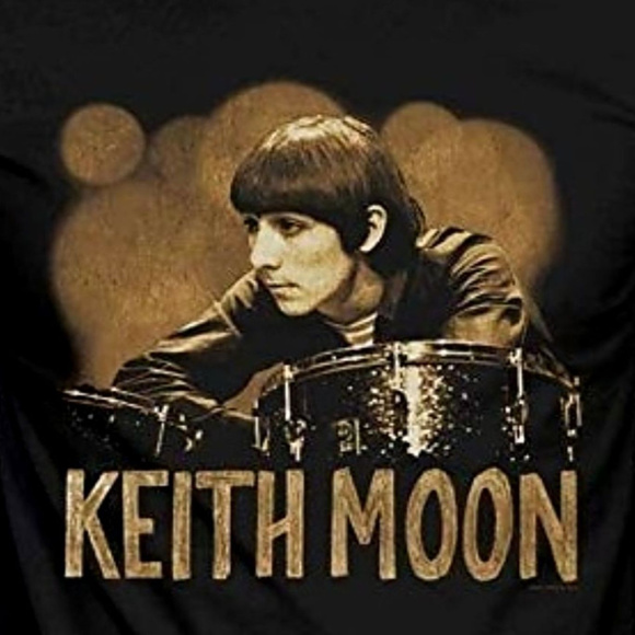 Keith Moon Ready Steady Go The Who punk rock Official T-Shirt M NWT - Picture 2 of 2